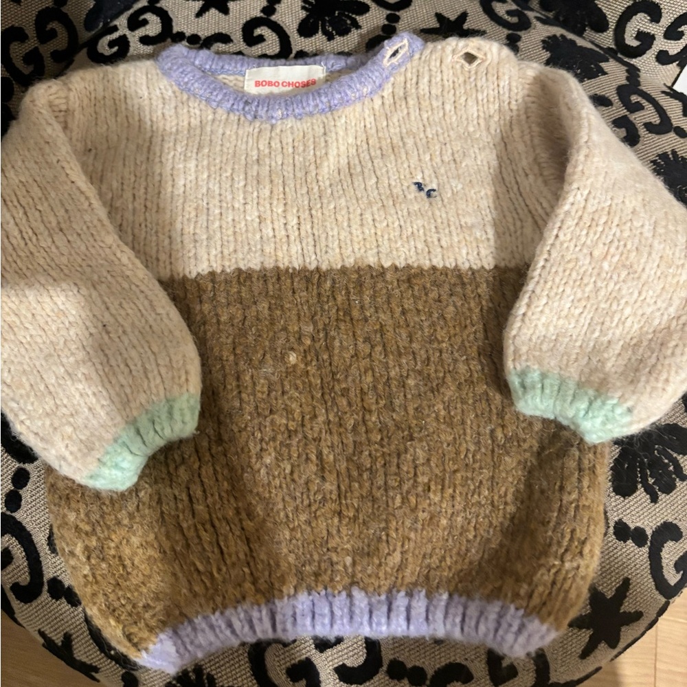 Bono choses Wool sweater boys 6-12 months